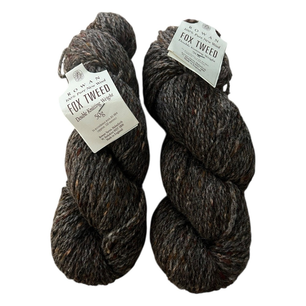 Rowan Fox Tweed Double Knitting Hare 853 Lot 31E0 Weight 50g Each Lot Of 2